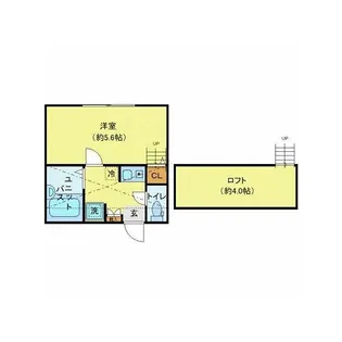 アップサイドヒルズ上大岡【301号室】の間取り