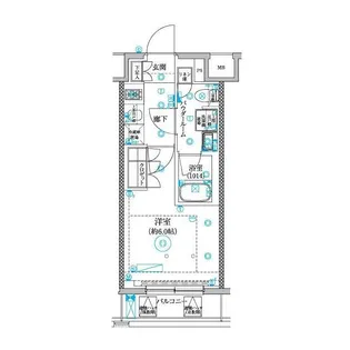 セジョリ横浜睦町(セジョリヨコハマムツミチョウ)【2階】の間取り