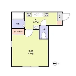Cocoru能見台【3階】の間取り