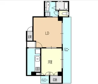 アークヒルズ横浜蒔田【5階】の間取り