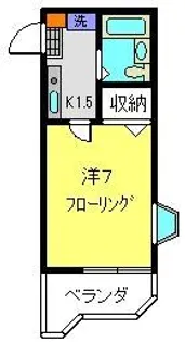 コパーズアプト港南VIパートII【3階】の間取り