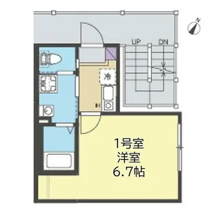 almo新杉田(アルモシンスギタ)【1階】の間取り