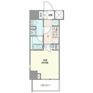 クレヴィスタ阪東橋II【3階】の間取り
