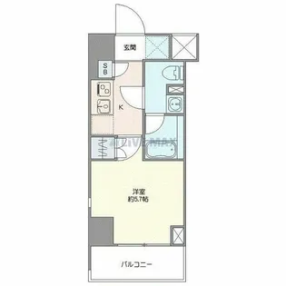 クレヴィスタ阪東橋II【205号室】の間取り