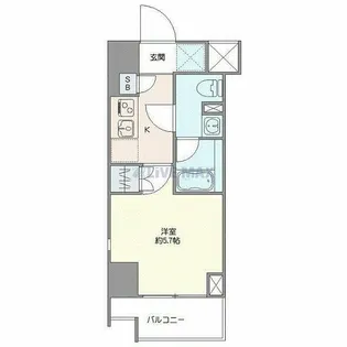 クレヴィスタ阪東橋II【405号室】の間取り