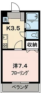 横浜元町ガーデン12【101号室】の間取り