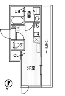 T’s Cuore横濱元町【301号室】の間取り