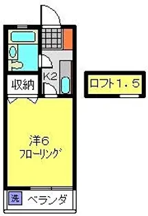 ガーデンハイツ【104号室】の間取り