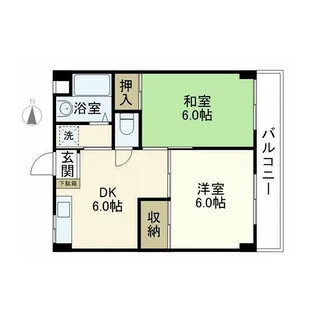 サンコート上大岡(サンコートカミオオオカ)【2階】の間取り