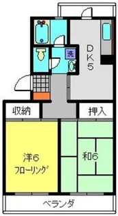 カーサクレモナ【201号室】の間取り