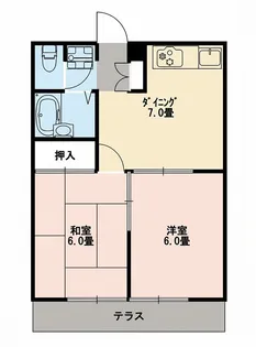 エステートピア加藤【1階】の間取り
