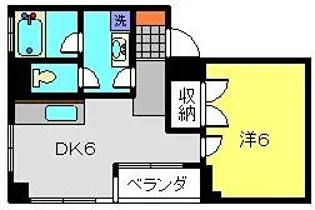 メゾンリビエール【502号室】の間取り