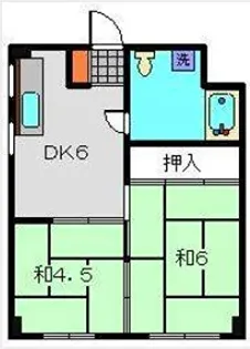 永田郵便局ビル【303号室】の間取り