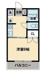 アビタシオン アサバ【3階】の間取り