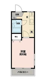 コーポラスサクマ【101号室】の間取り