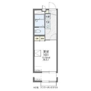 レオパレスN I【1階】の間取り