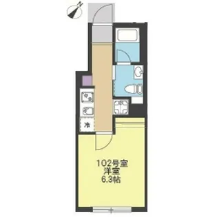 COMFORT YOKOHAMA【0102号室】の間取り