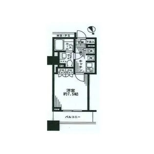 シティタワー横濱【8階】の間取り