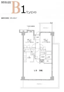 相光マンションとつか【2階】の間取り
