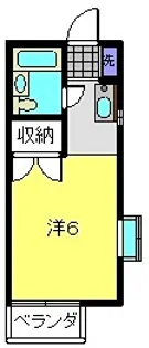ビラコートあいかわ【201号室】の間取り