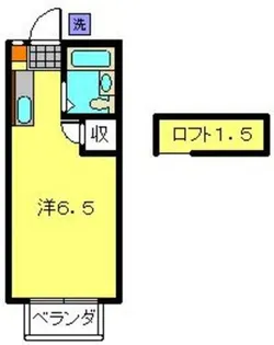 ドミールふなやま【202号室】の間取り