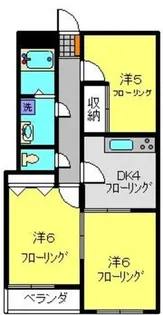 いわさきガーデン【205号室】の間取り