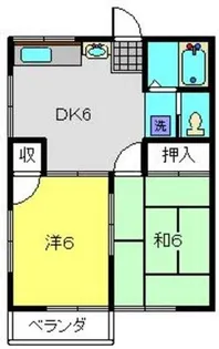 瀬戸ハイツ【2階】の間取り
