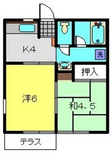 ルファール二ツ橋【102号室】の間取り
