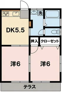 コーポレスポアールI【101号室】の間取り