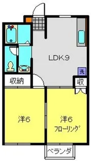 コートヒル杉山【101号室】の間取り