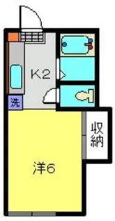 1Kの間取り画像