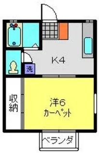 SKテラス【101号室】の間取り