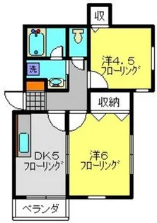ジュリアカーサ【203号室】の間取り