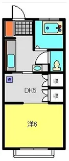 フジミハイツ【303号室】の間取り