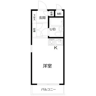 サングレイス星川【209号室】の間取り