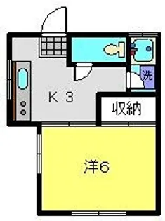 桜荘【202号室】の間取り