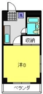 コクブマンション【5階】の間取り