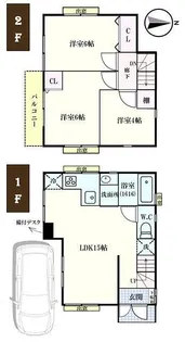 神奈川県横浜市旭区川島町【一戸建】の間取り