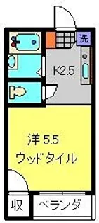 へーベルメゾン東希望が丘【205号室】の間取り