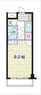 ミラクルイン横浜【203号室】の間取り