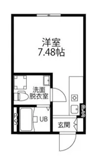 ルミエール大和24【307号室】の間取り