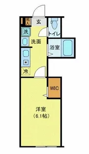 ラフィーネ二俣川【1階】の間取り