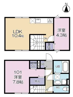 Grand Reve A棟【1階】の間取り