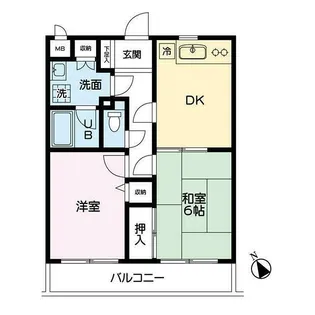 TOKEN3【202号室】の間取り