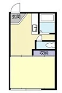 クロノス二俣川【1階】の間取り