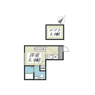 ベイルーム和田町【0205号室】の間取り