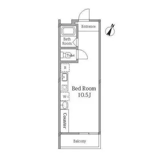 MQuarto鶴ヶ峰【3階】の間取り