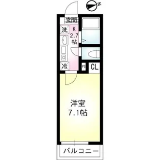 グランドール二俣川【3階】の間取り