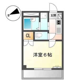 スタシィオン和田町【305号室】の間取り