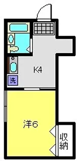 ハイツ佐々木【201号室】の間取り